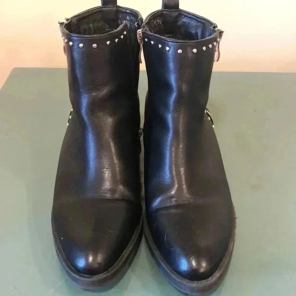 Catherine Malandrino Naroon ankle boots with stud detail.